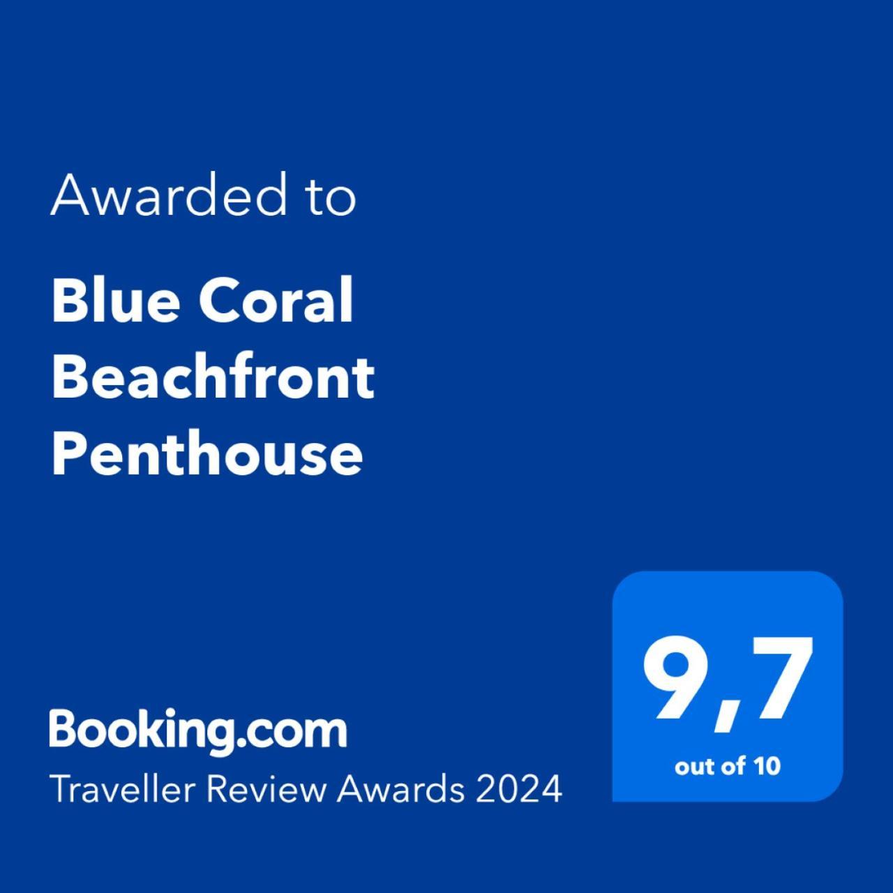 Blue Coral Beachfront Penthouse Flic-en-Flacq Eksteriør bilde